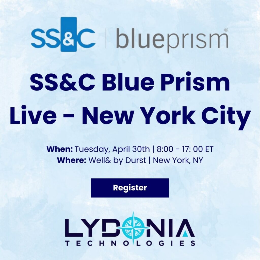 SS&C Blue Prism Live - New York cover